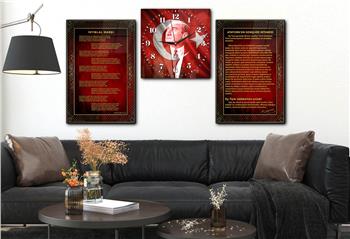 Vatan Temalı Saatli Set 050