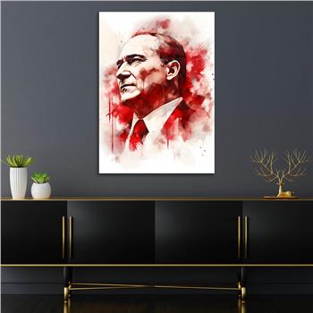 Dikey VatanTemalı Cam Tablo 164