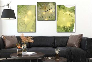 Ensemble de Tableaux et d’orloge 2 pièces sur le thème de l’art