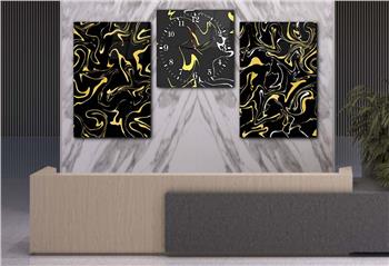 Ensemble de Tableaux et d’orloge 2 pièces sur le thème de l’art