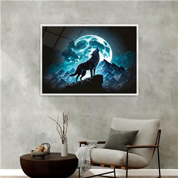 Aluminum-Framed National-Themed Tempered Glass Wall Art 022