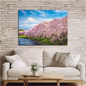 Thema Natur auf bedrucktem Glas