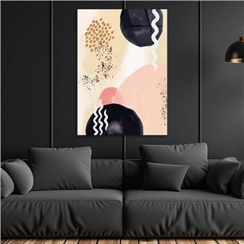 Kunst Thema auf bedrucktem Glas