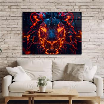 Yatay Doğa Temalı Cam Tablo 521