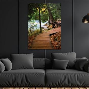 Dikey Sanat Temalı Cam Tablo 331