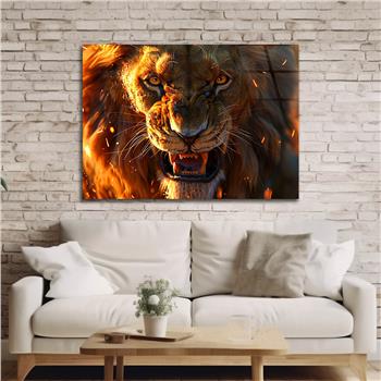 Yatay Doğa Temalı Cam Tablo 532