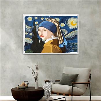 Tableau à thème d’art avec cadre en aluminium 163