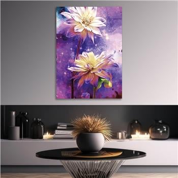 Kunst Thema auf bedrucktem Glas