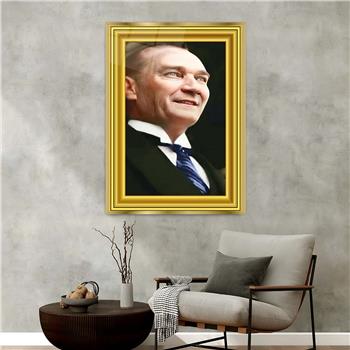 Tableau en verre  à thème national avec cadre en aluminium 106