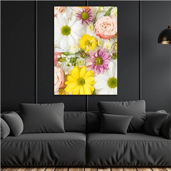 Dikey Sanat Temalı Cam Tablo 476