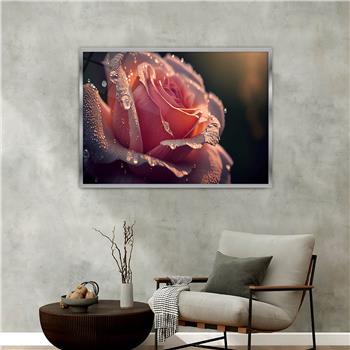 Aluminium Omlijste Natuur Thema Geharde Glasschilderij 051