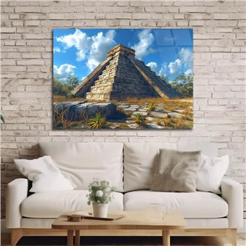 Yatay DoğaTemalı Cam Tablo 428