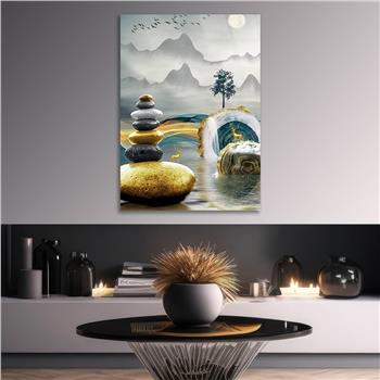 Kunst Thema auf bedrucktem Glas