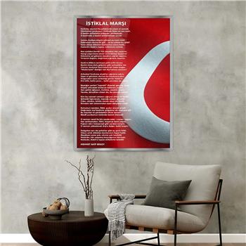 bedrucktes Glas mit Aluminiumrahmen und Nation Themen 