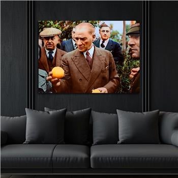 Yatay VatanTemalı Cam Tablo 102