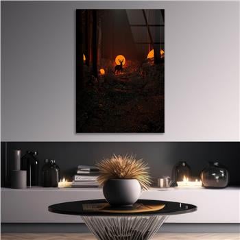 Kunst Thema auf bedrucktem Glas