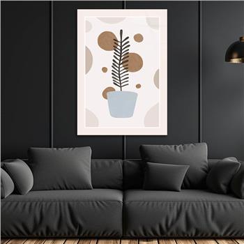 Dikey Sanat Temalı Cam Tablo 376