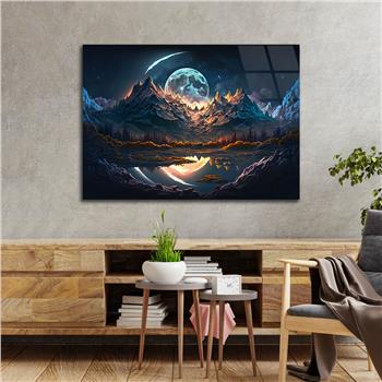 Kunst Thema auf bedrucktem Glas 450