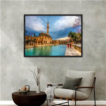 bedrucktes Glas mit Aluminiumrahmen und Natur Themen 