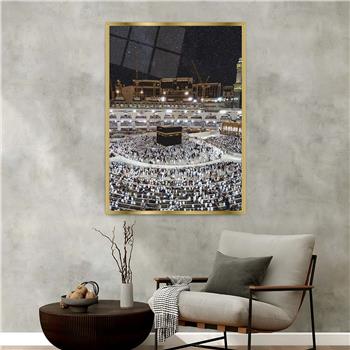 Alüminyum Çerçeveli Dini Temalı Cam Tablo 025