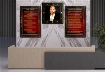 Vatan Temalı Saatli Set 058