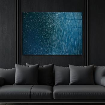 Kunst Thema auf bedrucktem Glas