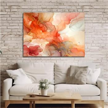 Horizontal Art-Themed Tempered Glass Wall Art 411