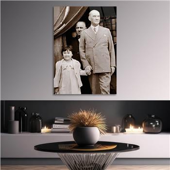 Dikey VatanTemalı Cam Tablo 292