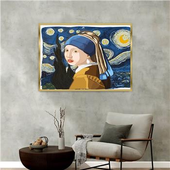 Tableau à thème d’art avec cadre en aluminium 163