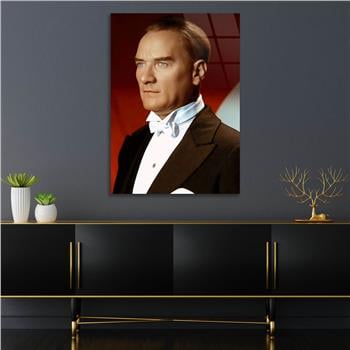 Dikey VatanTemalı Cam Tablo 283