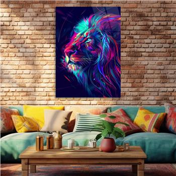 Dikey Doğa Temalı Cam Tablo 348