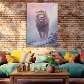 Dikey Doğa Temalı Cam Tablo 317