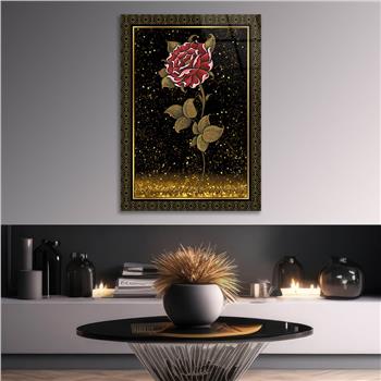 Dikey Dini Temalı Cam Tablo 297