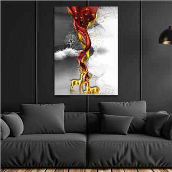 Kunst Thema auf bedrucktem Glas