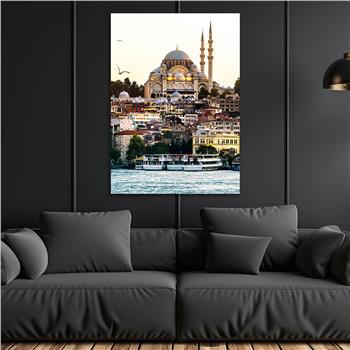 Dikey Dini Temalı Cam Tablo 236