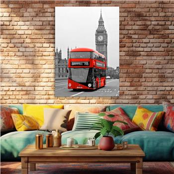 Dikey Doğa Temalı Cam Tablo 227