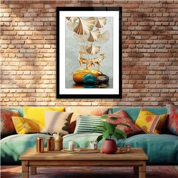 Kunst Thema auf bedrucktem Glas