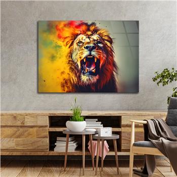 Yatay Doğa Temalı Cam Tablo 434