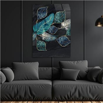 Kunst Thema auf bedrucktem Glas