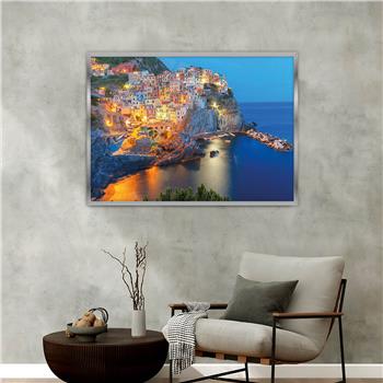 bedrucktes Glas mit Aluminiumrahmen und Kunst Themen 