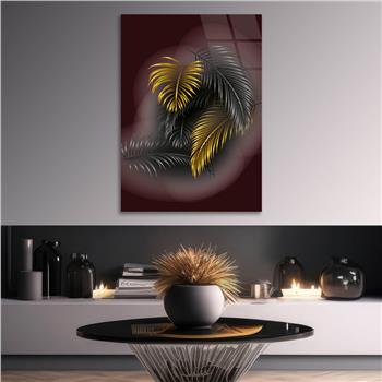 Kunst Thema auf bedrucktem Glas