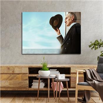 Yatay Vatan Temalı Cam Tablo 149