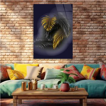 Kunst Thema auf bedrucktem Glas