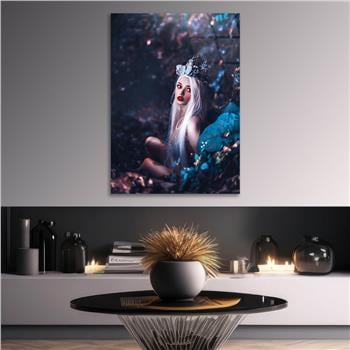 Kunst Thema auf bedrucktem Glas