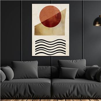 Kunst Thema auf bedrucktem Glas