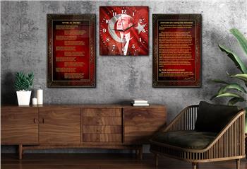 Vatan Temalı Saatli Set 050