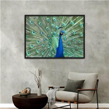 Aluminium Omlijste Natuur Thema Geharde Glasschilderij 079