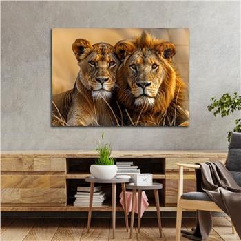 Yatay Doğa Temalı Cam Tablo 474