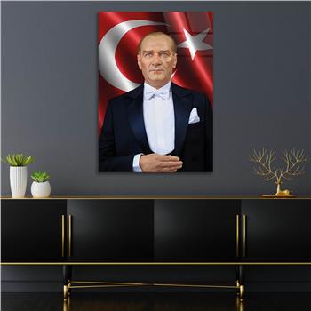 MUSTAFA KEMAL ATATÜRK GÖRSELLİ CAM TABLO