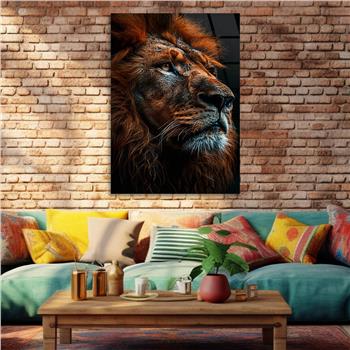 Dikey Doğa Temalı Cam Tablo 305